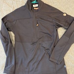 Men's Black Pullover Jacket